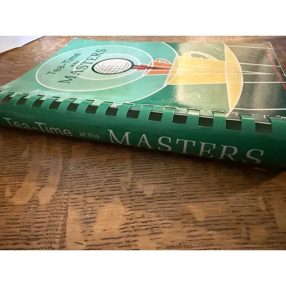 Rare Tea-Time At The Masters Cookbook Junior League Augusta Yr 1977 2nd PRINTING